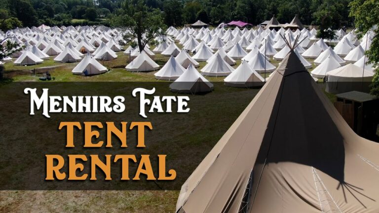 Tent Rental at Menhirs Fate!
