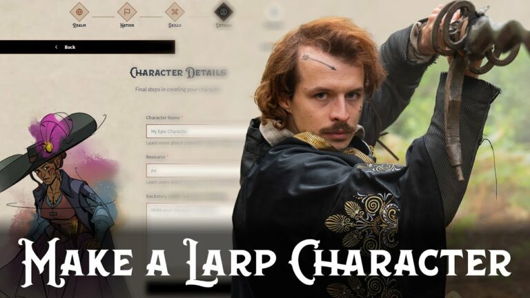 How to Create a LARP Character (Menhirs Fate)