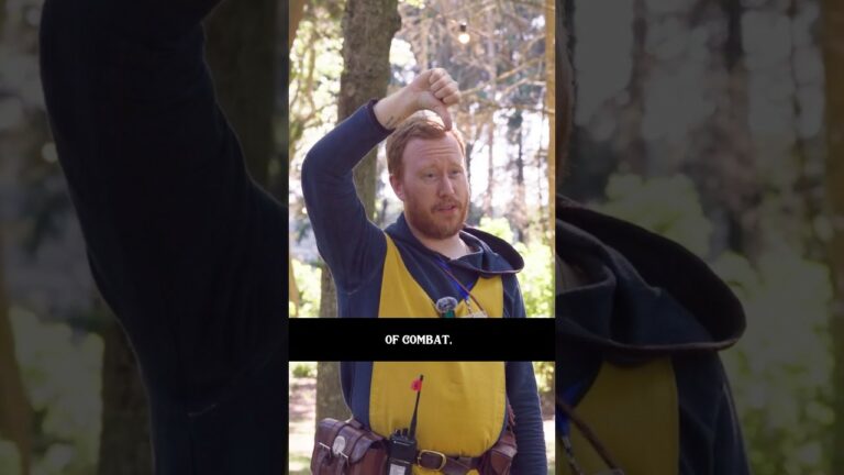 Learning Hand Signals at Menhirs Fate LARP #larp #rules #menhirsfate