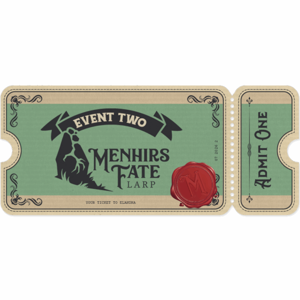 Menhirs Fate July 2026 Ticket