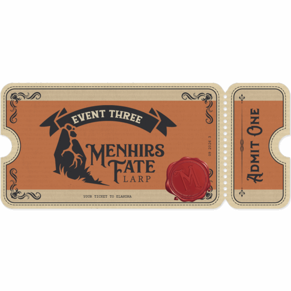 Menhirs Fate September 2026 Ticket