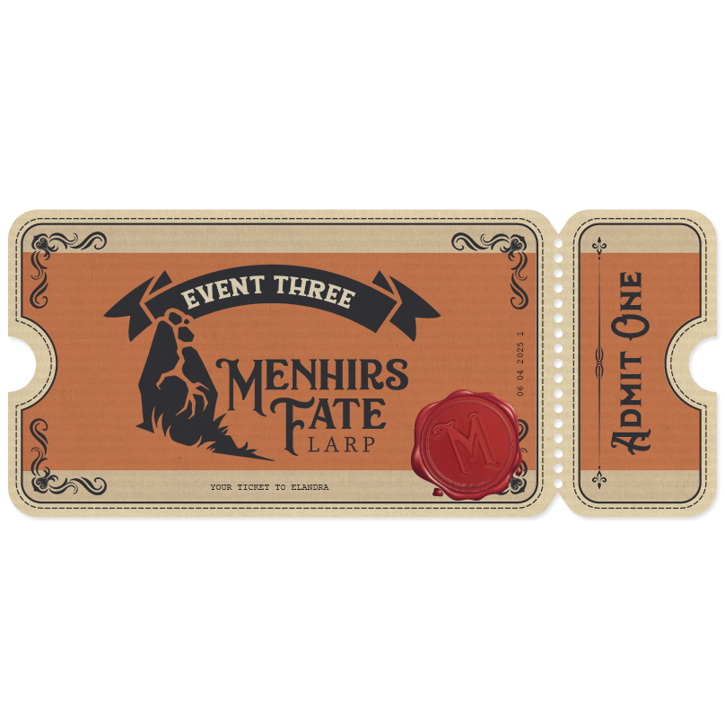 Menhirs Fate September 2027 Ticket - Concession